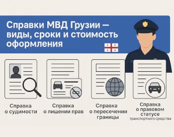 Справки МВД Грузии: как заказать, стоимость и сроки получения (2025)
