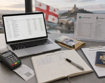  Sabit vergili bireysel işletme sahibi olarak Gürcistan'da oturma izni için gelirini nasıl teyit edebilir?